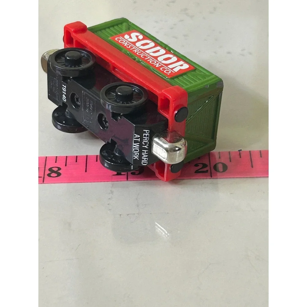 Thomas Take-Along Sodor Construction Co Green Cargo Car Diecast Train T9140